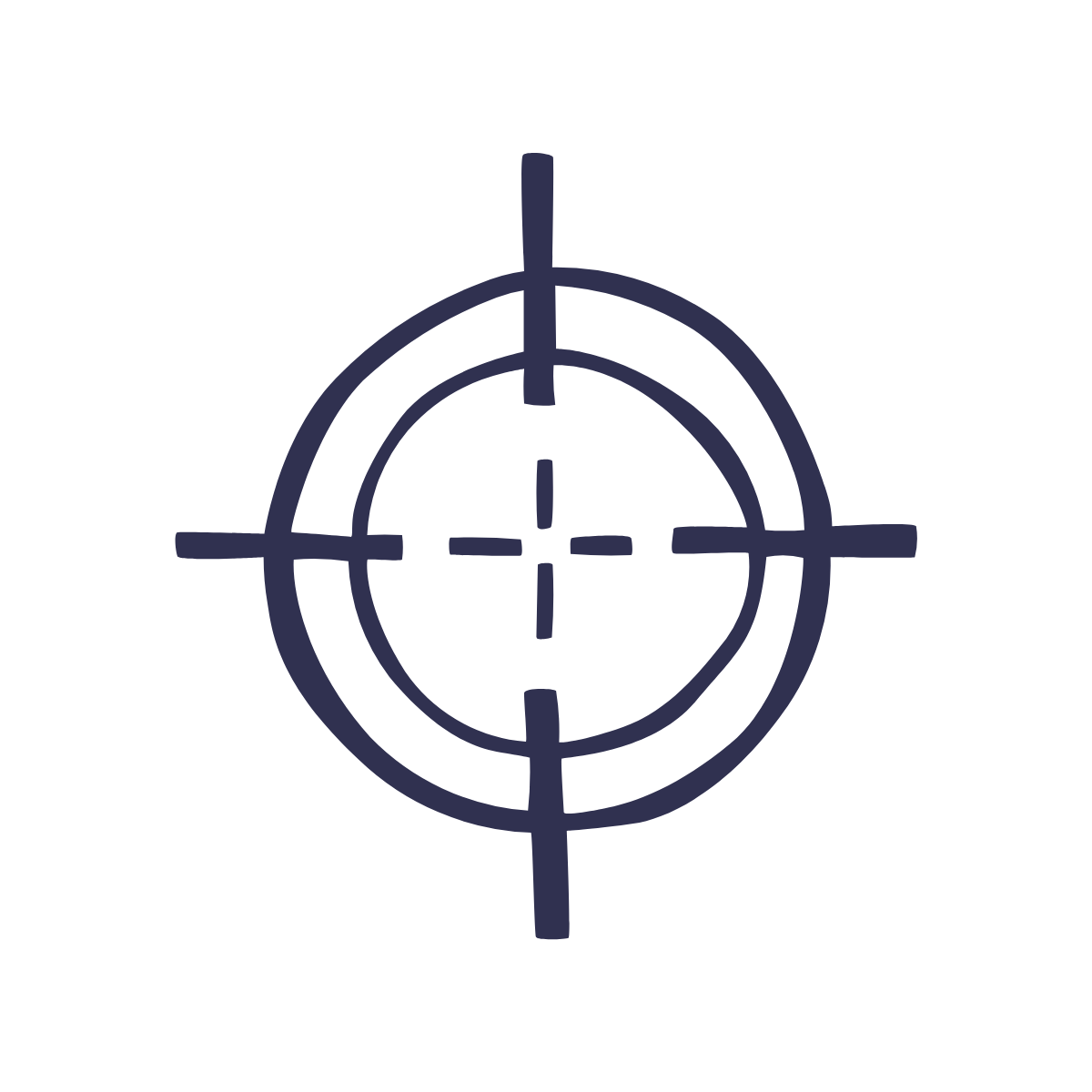 Icon Fadenkreuz-Symbol
