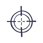 Icon Fadenkreuz-Symbol